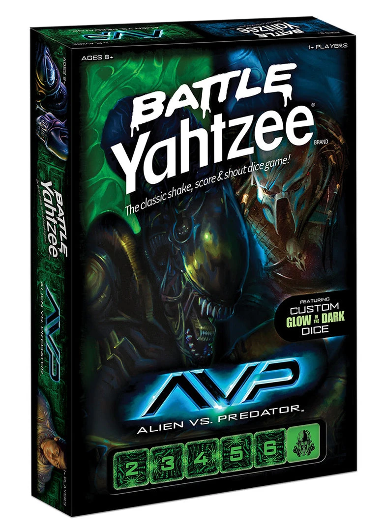USAopoly Board Games Battle Yahtzee: Alien Vs Predator 1 USAopoly Board Games Battle Yahtzee: Alien Vs Predator