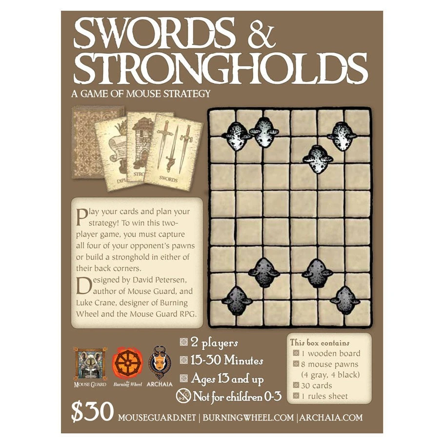 (Unknown) Mouse Guard: Swords & Strongholds Board Games 2 (Unknown) Mouse Guard: Swords & Strongholds Board Games