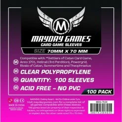 Mayday Games Mayday Sleeves - Small Square Card Sleeves Jun 13-19, 2022