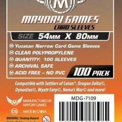 Mayday Games Jun 27-Jul 3, 2022 Mayday Sleeves - Yucatan Narrow Card Sleeves