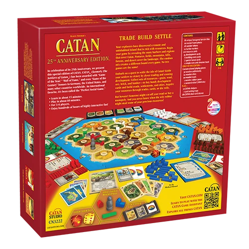 Catan Studio Catan: 25th Anniversary Edition Board Games 5 Catan Studio Catan: 25th Anniversary Edition Board Games