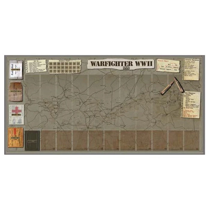 Dan Verssen Games (DVG) Board Games Warfighter: WWII Neoprene Mat 1 Dan Verssen Games (DVG) Board Games Warfighter: WWII Neoprene Mat