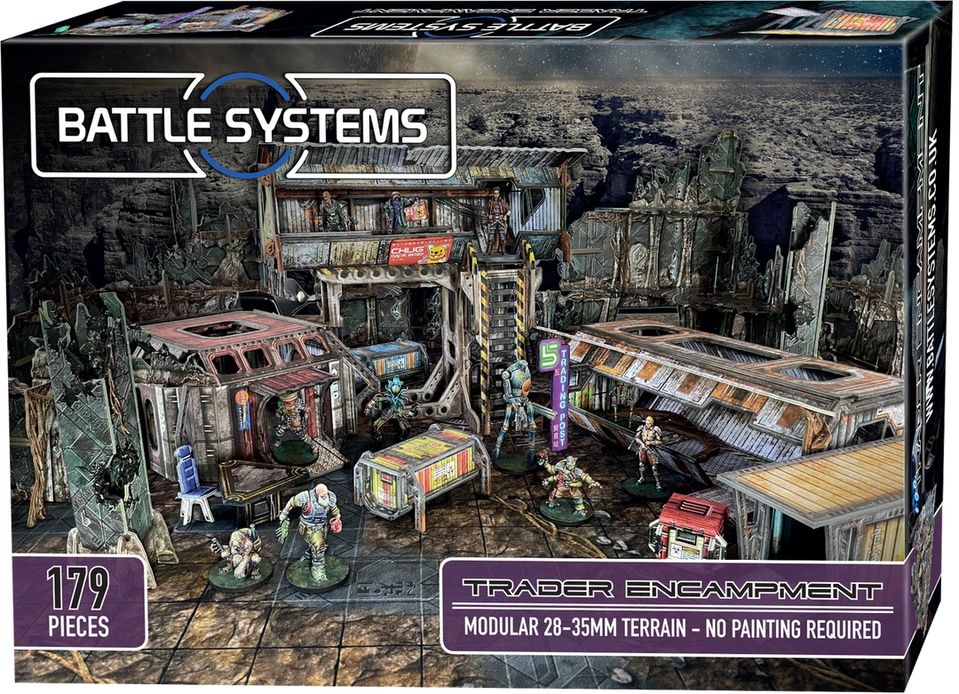 Battle Systems Ltd Battle Systems Scifi Terrain Trader Encampment Core Set (Import) 1 Battle Systems Ltd Battle Systems Scifi Terrain Trader Encampment Core Set (Import)