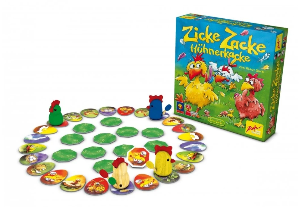 Zoch Verlag Zicke Zacke Hühnerkacke (aka Chicken Cha Cha Cha) (Import) Board Games 2 Zoch Verlag Zicke Zacke Hühnerkacke (aka Chicken Cha Cha Cha) (Import) Board Games