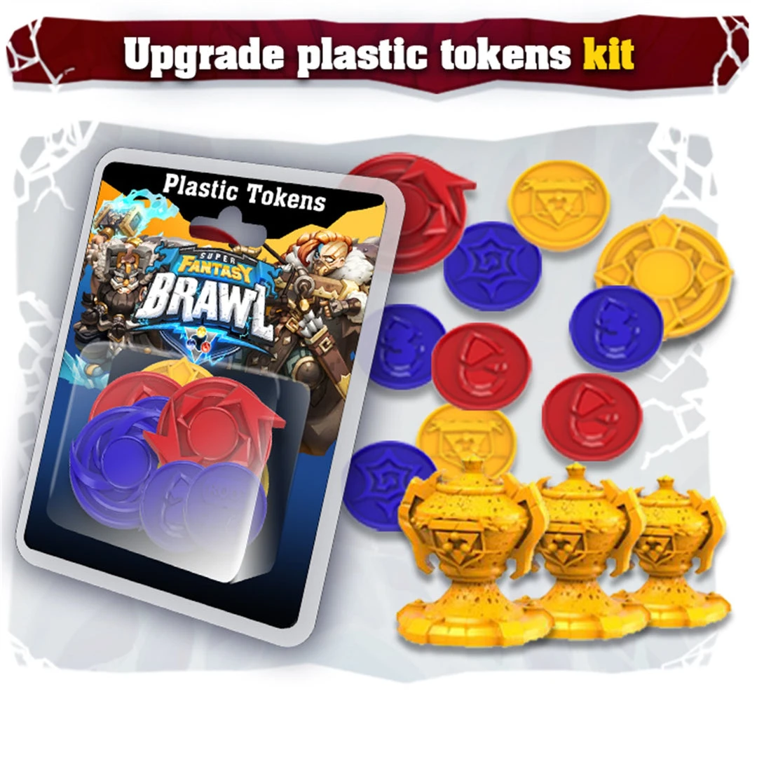 Mythic Games Super Fantasy Brawl - Upgraded Plastic Tokens Kit Fantasy Games 1 Mythic Games Super Fantasy Brawl - Upgraded Plastic Tokens Kit Fantasy Games