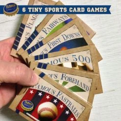 Famous Games Co Board Games Famous Games - 6 Tiny Sports Card Games Bundle