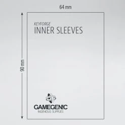 Jun 13-19, 2022 Gamegenic - Keyforge Inner Sleeves - Clear (40ct)