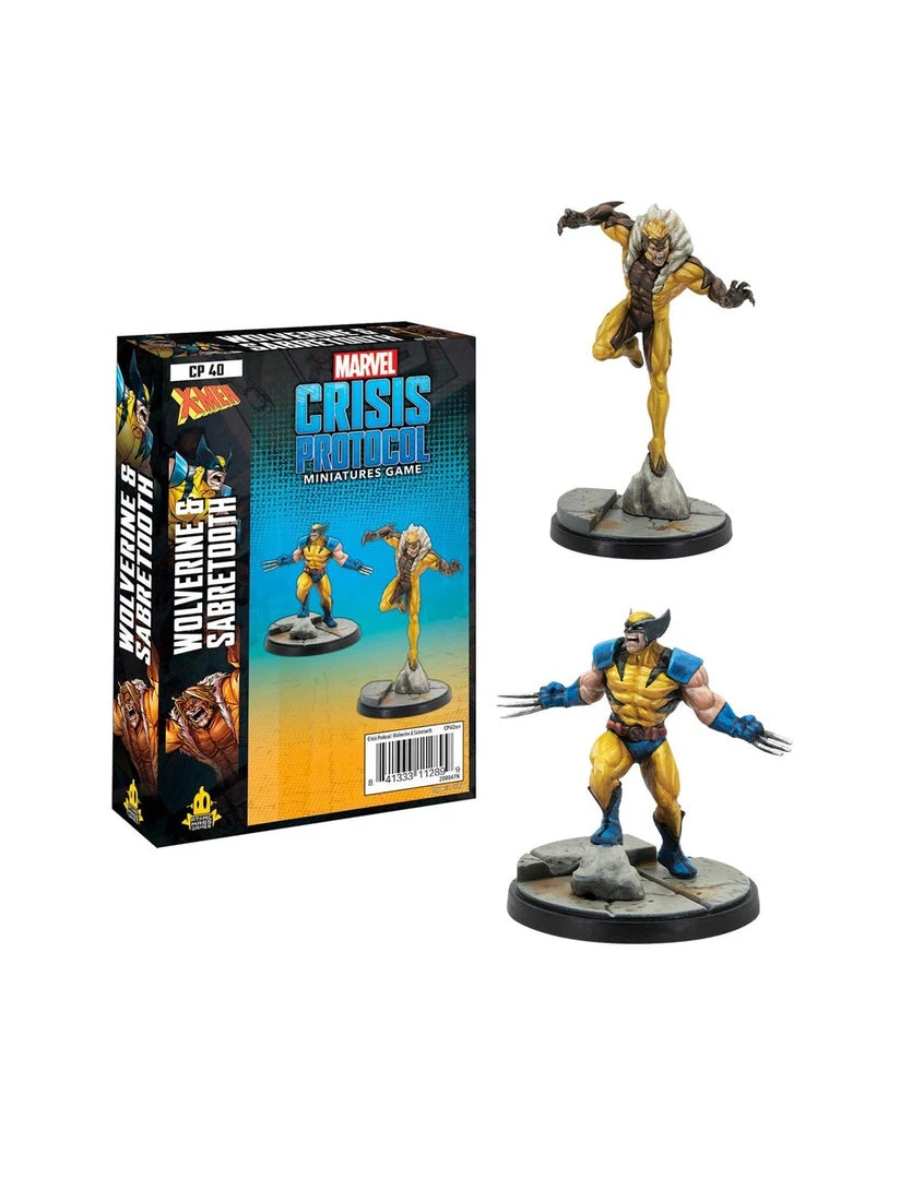 Atomic Mass Games Board Games Marvel: Crisis Protocol – Wolverine & Sabertooth 1 Atomic Mass Games Board Games Marvel: Crisis Protocol – Wolverine & Sabertooth