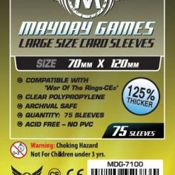 Mayday Games Mayday Sleeves - Tarot Card Sleeves (70x120mm) - 75 Premium