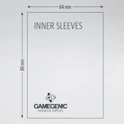 Gamegenic - Prime Double Sleeving Pack Sleeves - Clear/Black (2x100) 7 Gamegenic - Prime Double Sleeving Pack Sleeves - Clear/Black (2x100)