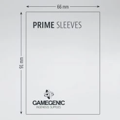 Gamegenic - Prime Double Sleeving Pack Sleeves - Clear/Black (2x100) 6 Gamegenic - Prime Double Sleeving Pack Sleeves - Clear/Black (2x100)