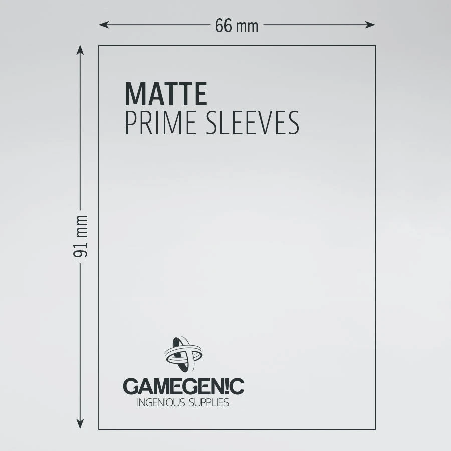 Gamegenic - Matte Prime Sleeves - Pink (100ct) 2 Gamegenic - Matte Prime Sleeves - Pink (100ct)