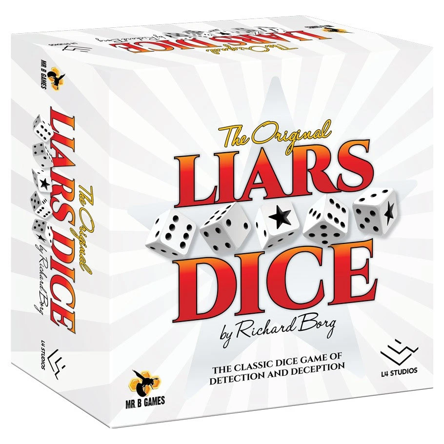 Milton Bradley Liar's Dice (Standard Edition) Board Games 1 Milton Bradley Liar's Dice (Standard Edition) Board Games