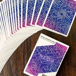 Bicycle Playing Cards - Neon Blue Aurora Board Games