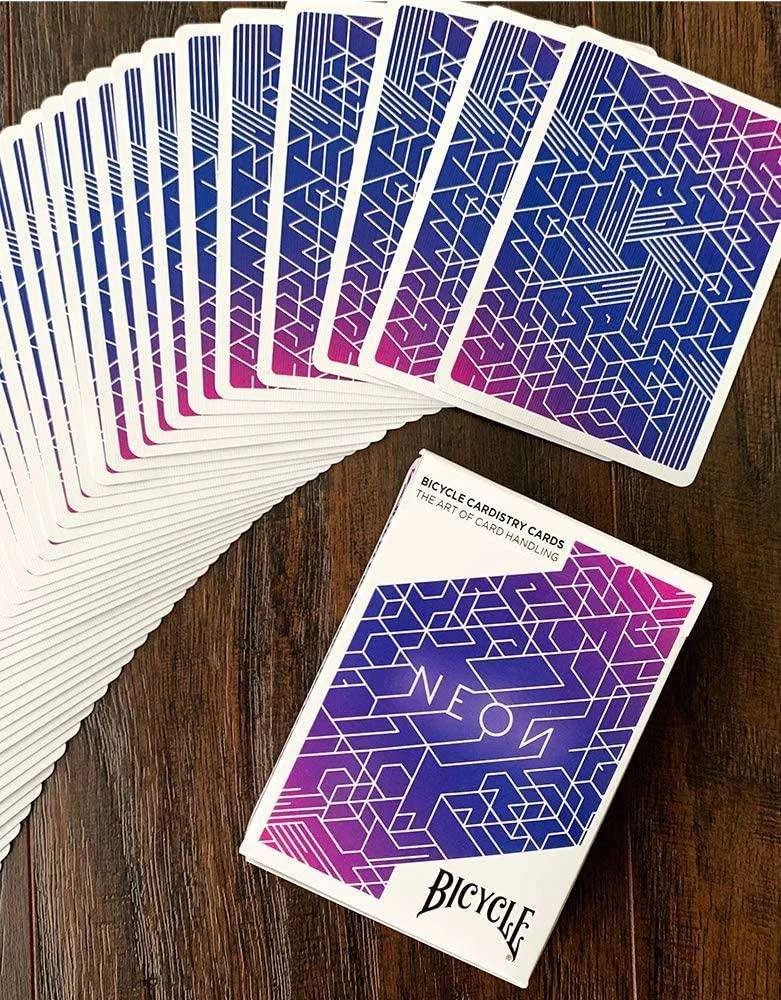Bicycle Playing Cards - Neon Blue Aurora Board Games 1 Bicycle Playing Cards - Neon Blue Aurora Board Games