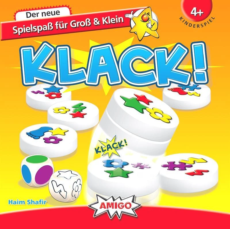 AMIGO Spiel + Freizeit GmbH Board Games Klack! (German Import) 1 AMIGO Spiel + Freizeit GmbH Board Games Klack! (German Import)