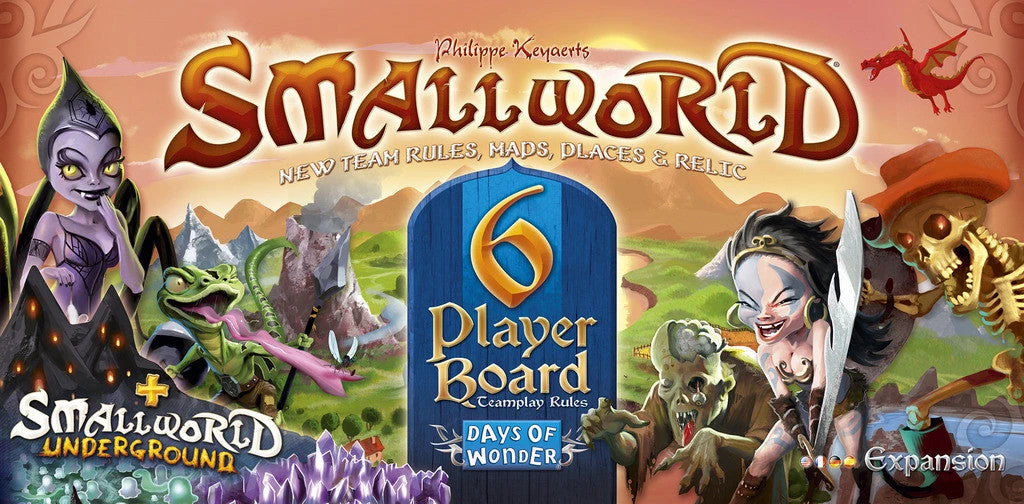 Days Of Wonder Small World: 6 Player Board Board Games 1 Days Of Wonder Small World: 6 Player Board Board Games