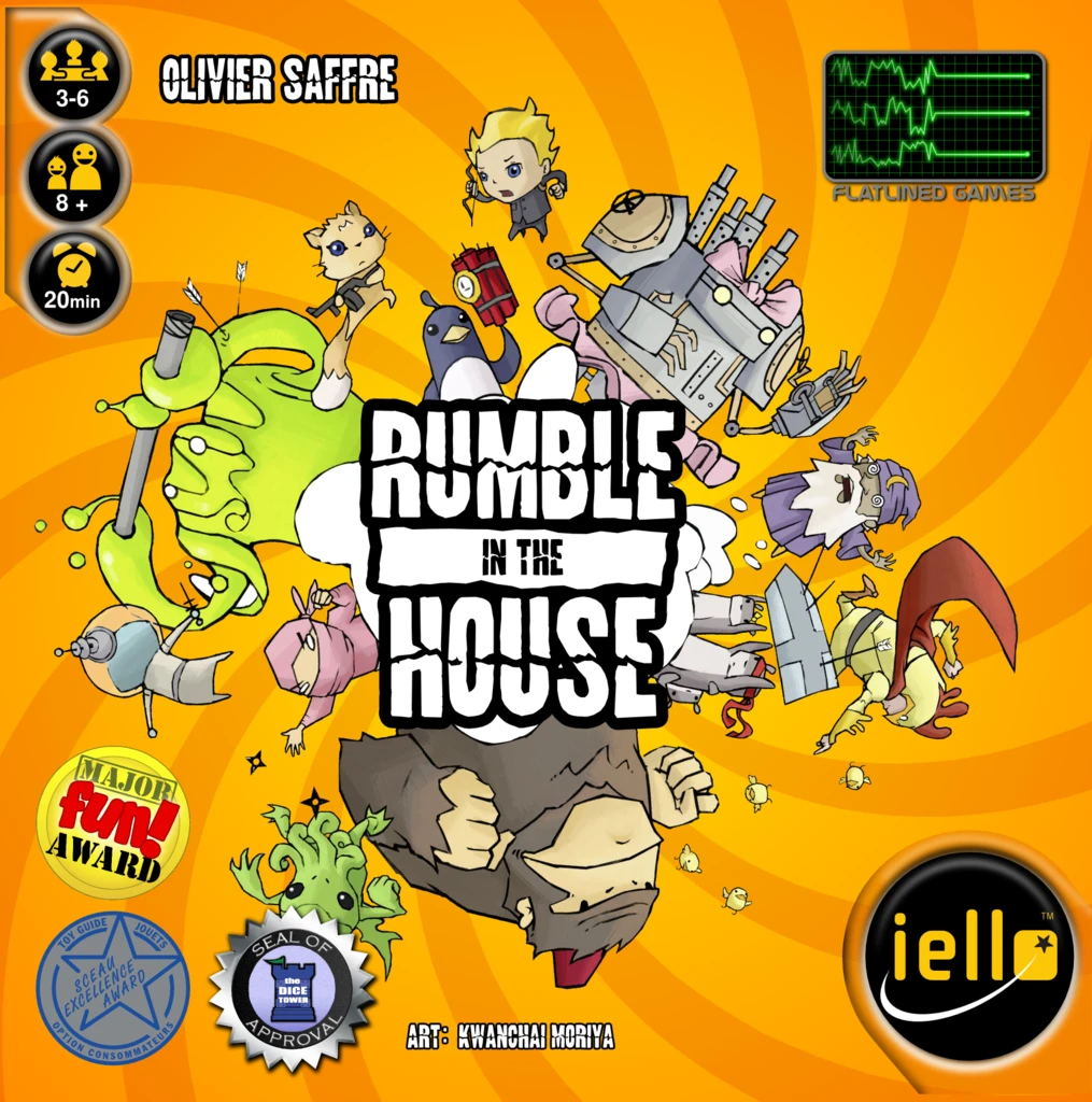 IELLO Board Games Rumble In The House (New Edition) 1 IELLO Board Games Rumble In The House (New Edition)