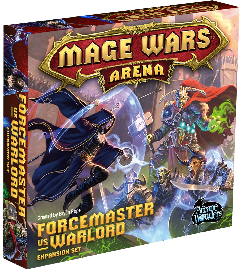 Arcane Wonders Board Games Mage Wars Arena: Forcemaster Vs Warlord Expansion Set 1 Arcane Wonders Board Games Mage Wars Arena: Forcemaster Vs Warlord Expansion Set