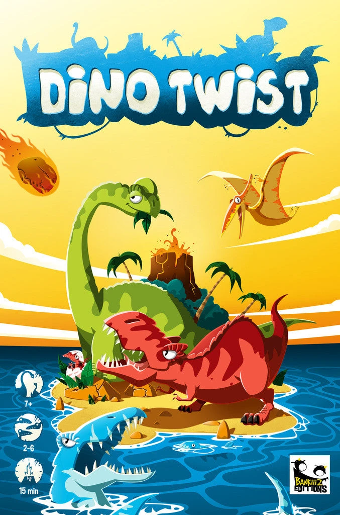 Bankiiiz Editions Board Games Dino Twist (French Import) 1 Bankiiiz Editions Board Games Dino Twist (French Import)