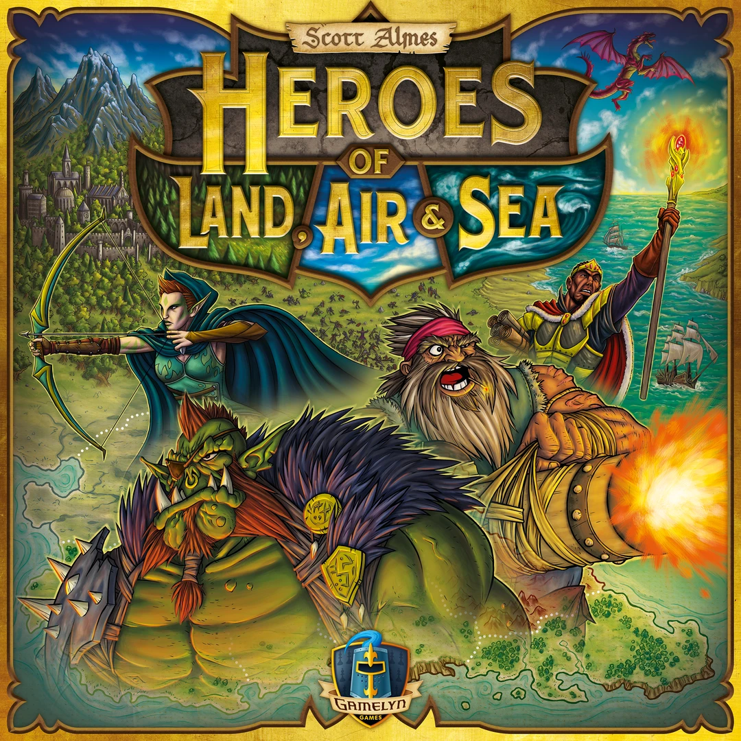Gamelyn Games Heroes Of Land, Air & Sea (Base Game) Board Games 1 Gamelyn Games Heroes Of Land, Air & Sea (Base Game) Board Games