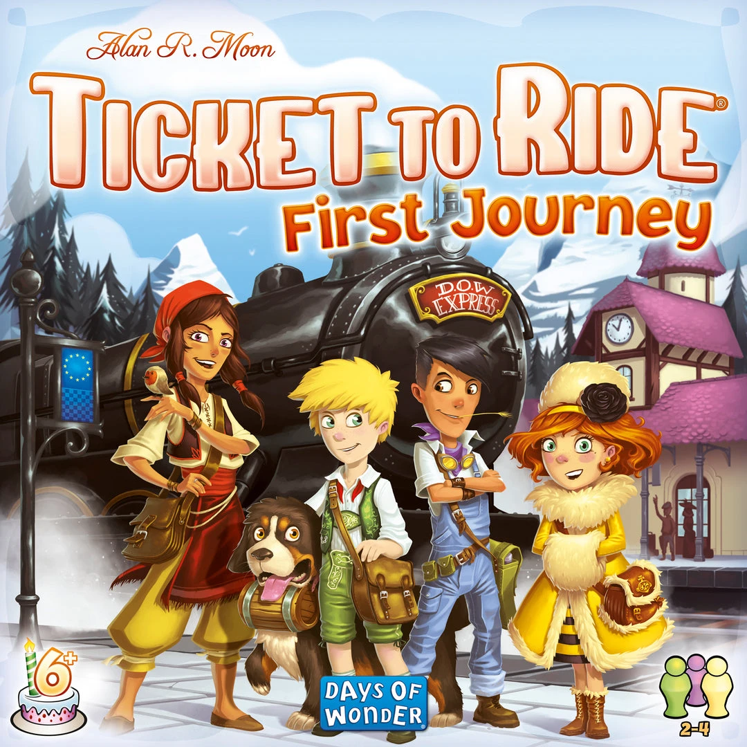 Days Of Wonder Board Games Ticket To Ride: First Journey (Europe) 1 Days Of Wonder Board Games Ticket To Ride: First Journey (Europe)