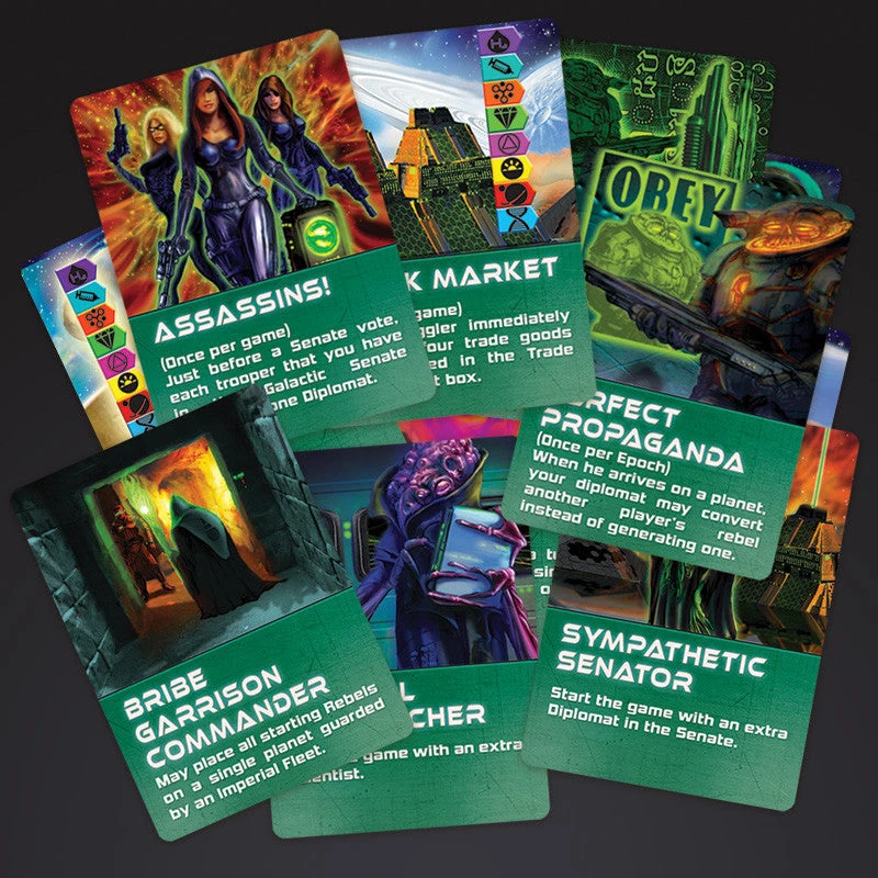 Eagle-Gryphon Games Empires: Galactic Rebellion - Faction Power Cards 1 Eagle-Gryphon Games Empires: Galactic Rebellion - Faction Power Cards