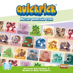 Ares Games Board Games Quickpick: Mutant Dinosaur Park