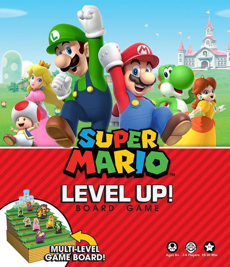 The Op Board Games Super Mario: Level Up! Board Game 1 The Op Board Games Super Mario: Level Up! Board Game