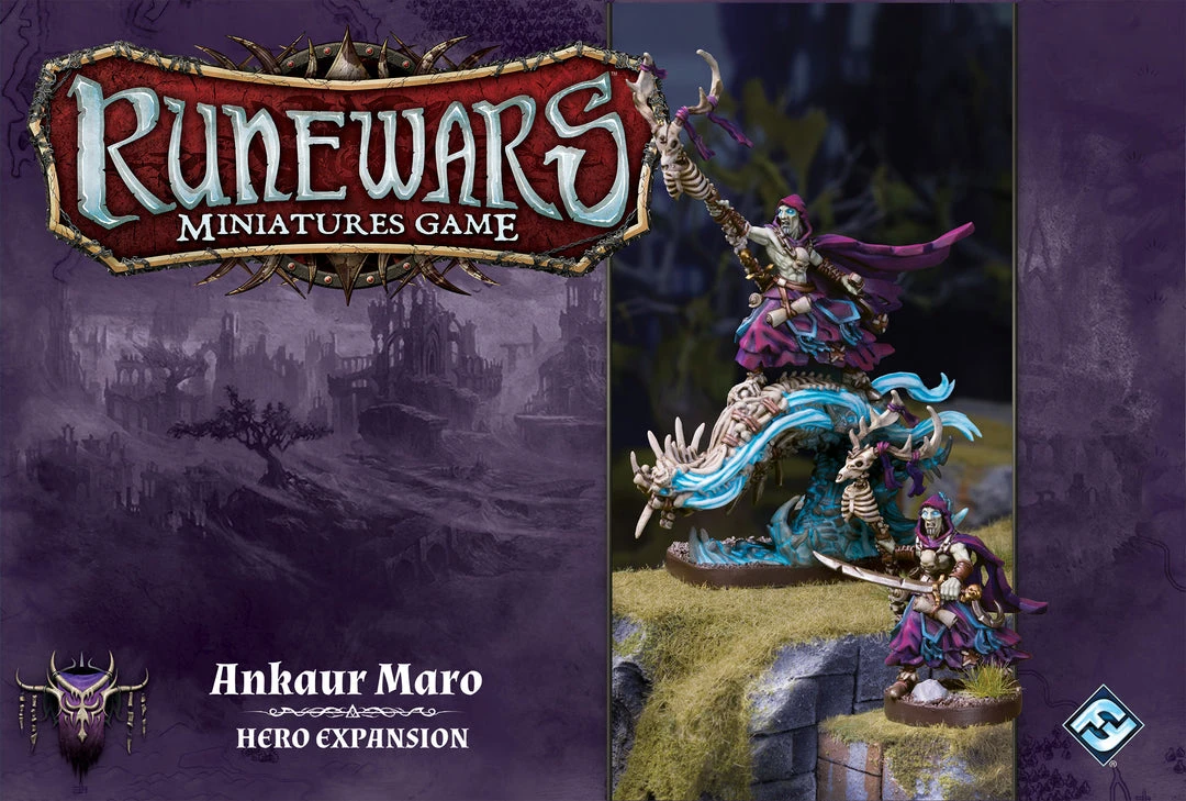 Fantasy Flight Games Runewars Miniatures Game: Ankaur Maro - Hero Expansion 1 Fantasy Flight Games Runewars Miniatures Game: Ankaur Maro - Hero Expansion
