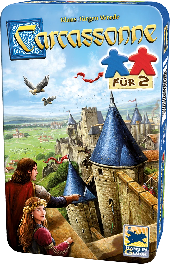 Hans Im Glück Carcassonne Für 2 (German Import) Board Games 1 Hans Im Glück Carcassonne Für 2 (German Import) Board Games