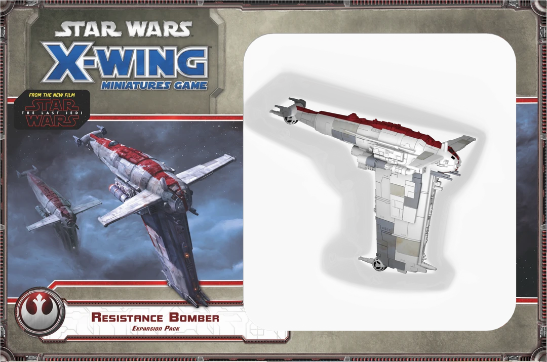 Fantasy Flight Games Star Wars: X-Wing Miniatures Game - Resistance Bomber Expansion Pack 1 Fantasy Flight Games Star Wars: X-Wing Miniatures Game - Resistance Bomber Expansion Pack