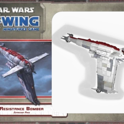 Fantasy Flight Games Star Wars: X-Wing Miniatures Game - Resistance Bomber Expansion Pack (French)
