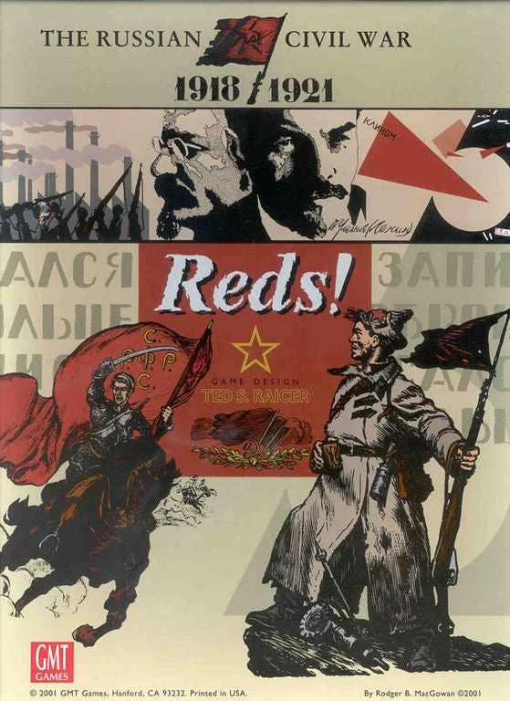 GMT Games Reds! The Russian Civil War 1918-1921 Board Games 1 GMT Games Reds! The Russian Civil War 1918-1921 Board Games