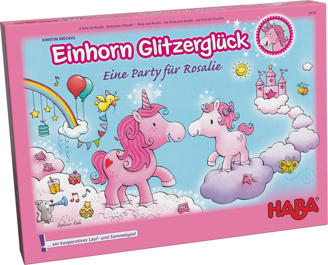 HABA Unicorn Glitterluck: A Party For Rosalie Board Games 1 HABA Unicorn Glitterluck: A Party For Rosalie Board Games