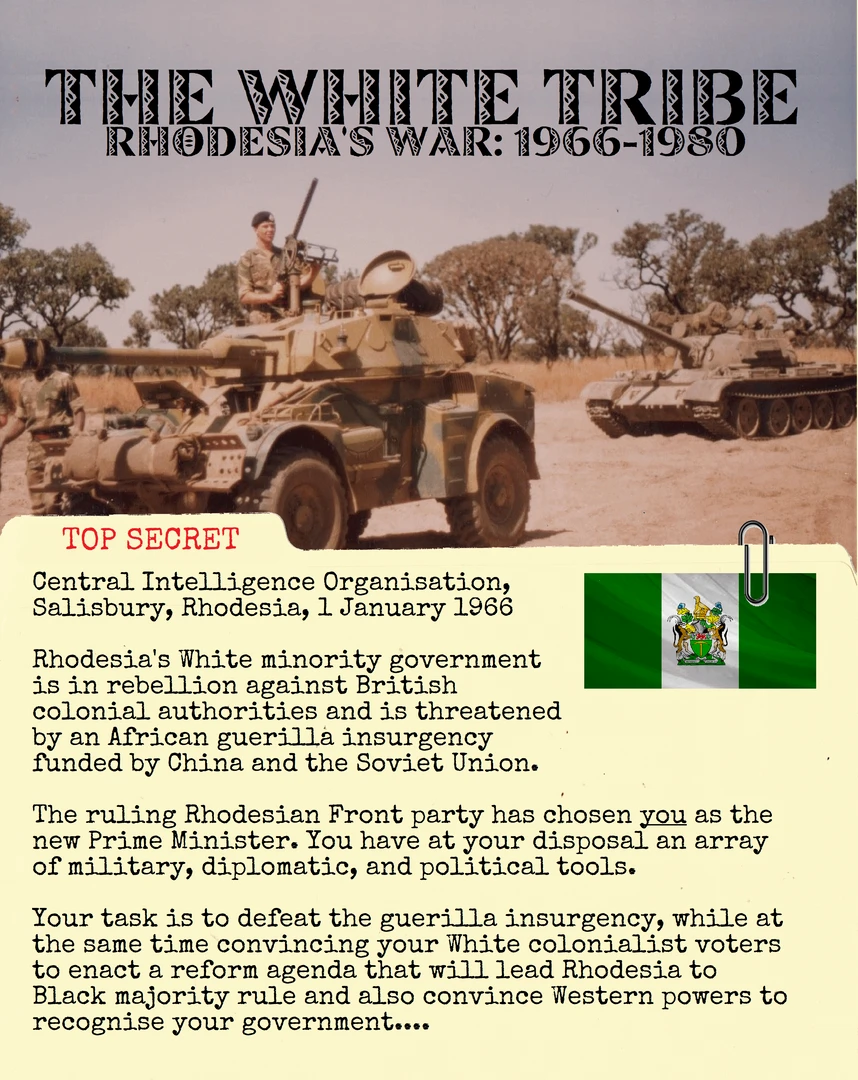 White Dog Games Board Games The White Tribe: Rhodesia's War 1966-1980 1 White Dog Games Board Games The White Tribe: Rhodesia's War 1966-1980