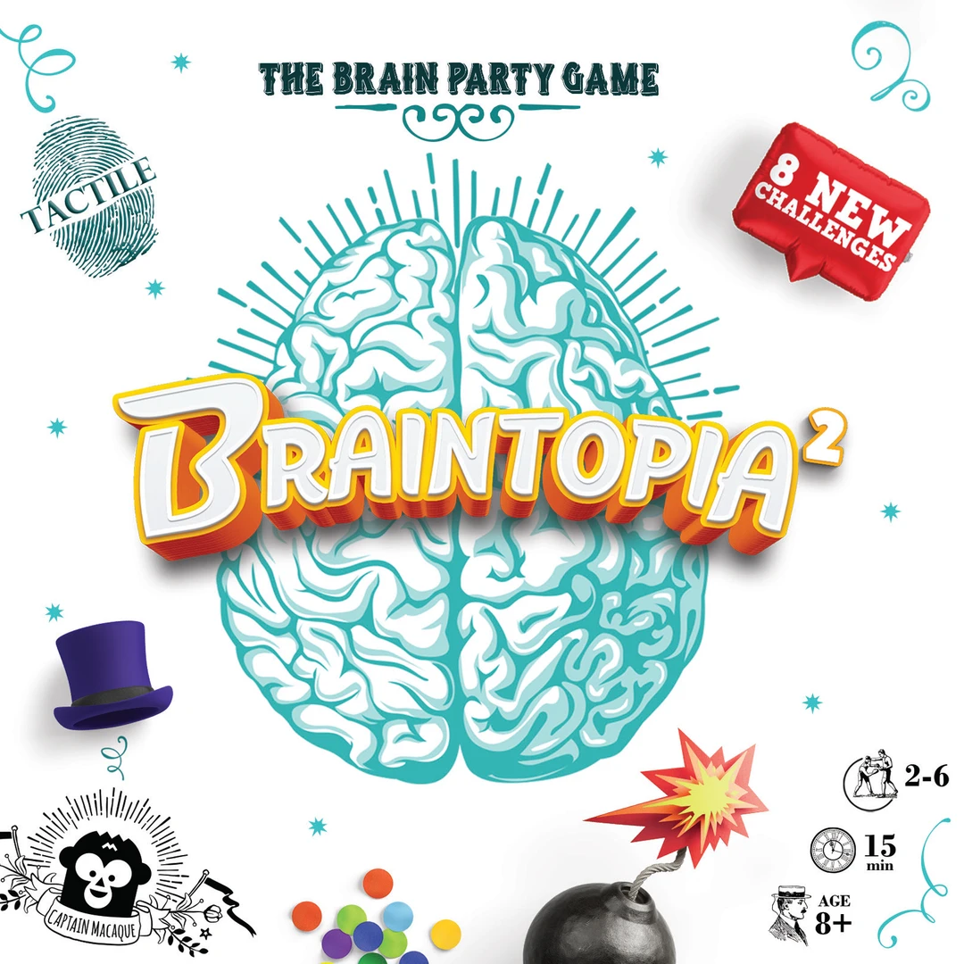 Captain Macaque Braintopia Beyond (aka Braintopia 2) Board Games 1 Captain Macaque Braintopia Beyond (aka Braintopia 2) Board Games