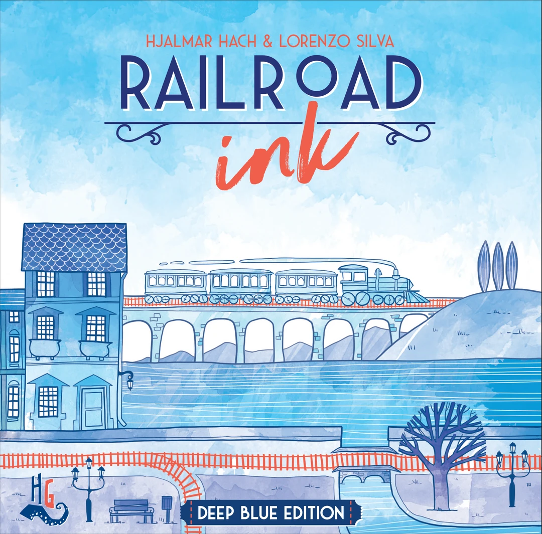 CMON Limited Board Games Railroad Ink: Deep Blue Edition *PRE-ORDER* 1 CMON Limited Board Games Railroad Ink: Deep Blue Edition *PRE-ORDER*
