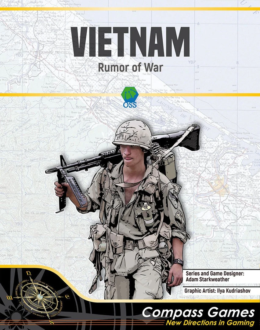 Compass Games Vietnam: Rumor Of War Board Games 1 Compass Games Vietnam: Rumor Of War Board Games