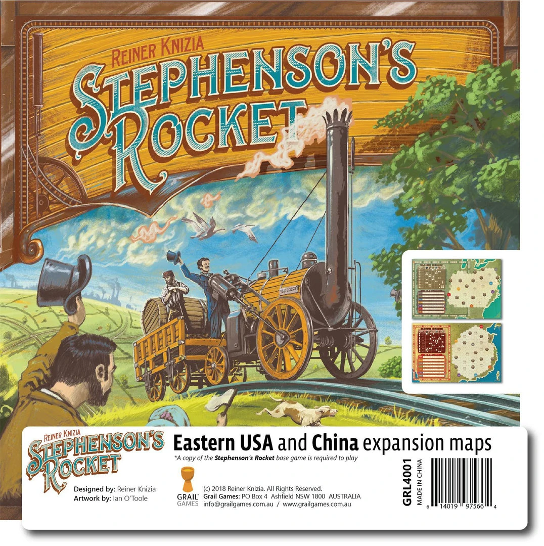 Grail Games Stephenson's Rocket: Eastern USA & China Board Games 1 Grail Games Stephenson's Rocket: Eastern USA & China Board Games