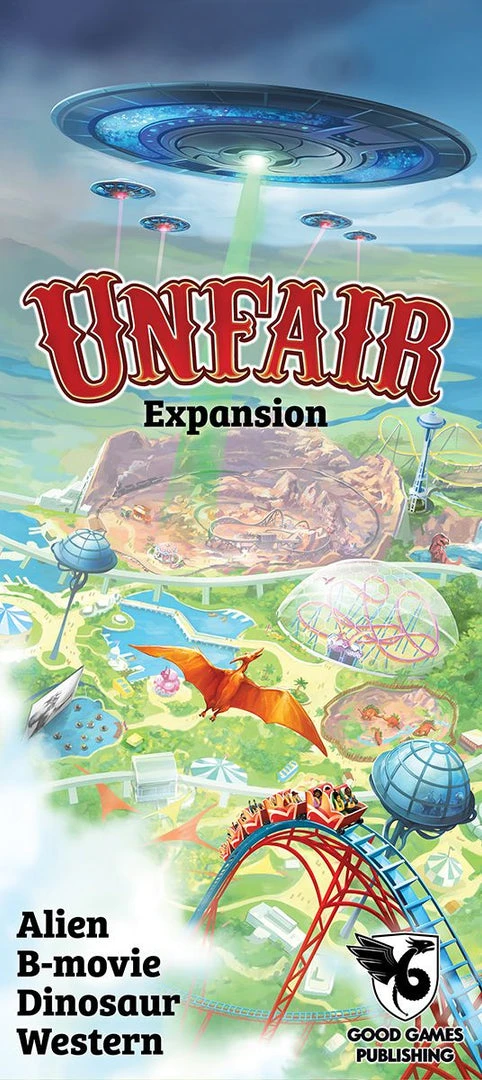 Good Games Publishing Board Games Unfair Expansion: Alien B-movie Dinosaur Western 1 Good Games Publishing Board Games Unfair Expansion: Alien B-movie Dinosaur Western