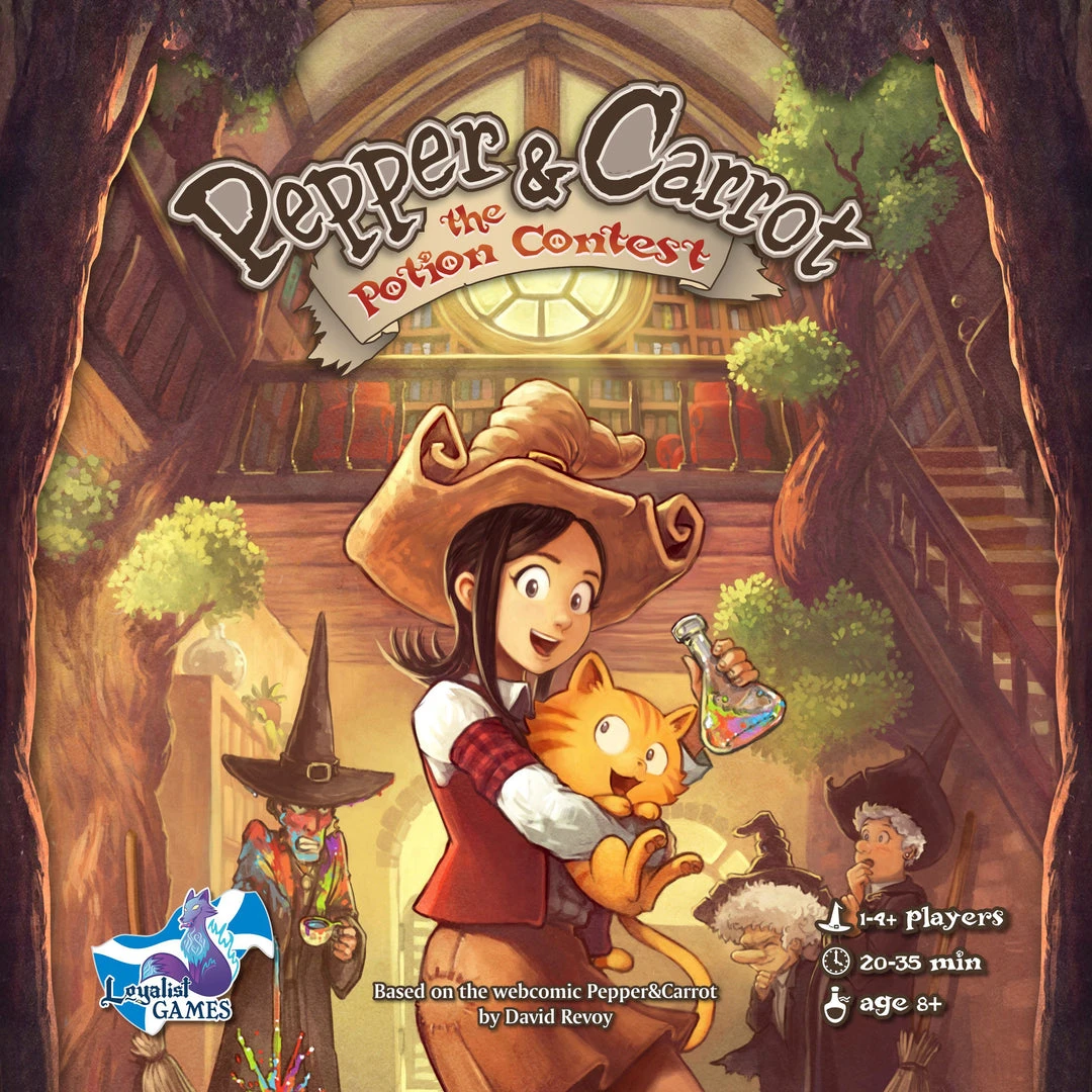 Loyalist Games Pepper & Carrot: The Potion Contest - Deluxe Edition (German Import) Board Games 1 Loyalist Games Pepper & Carrot: The Potion Contest - Deluxe Edition (German Import) Board Games