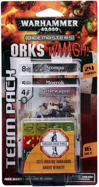 WizKids Warhammer 40,000 Dice Masters: Orks - WAAAGH! Team Pack 1 WizKids Warhammer 40,000 Dice Masters: Orks - WAAAGH! Team Pack