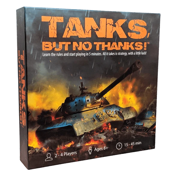 TIN ROBOT GAMES Board Games Tanks, But No Thanks! 1 TIN ROBOT GAMES Board Games Tanks, But No Thanks!