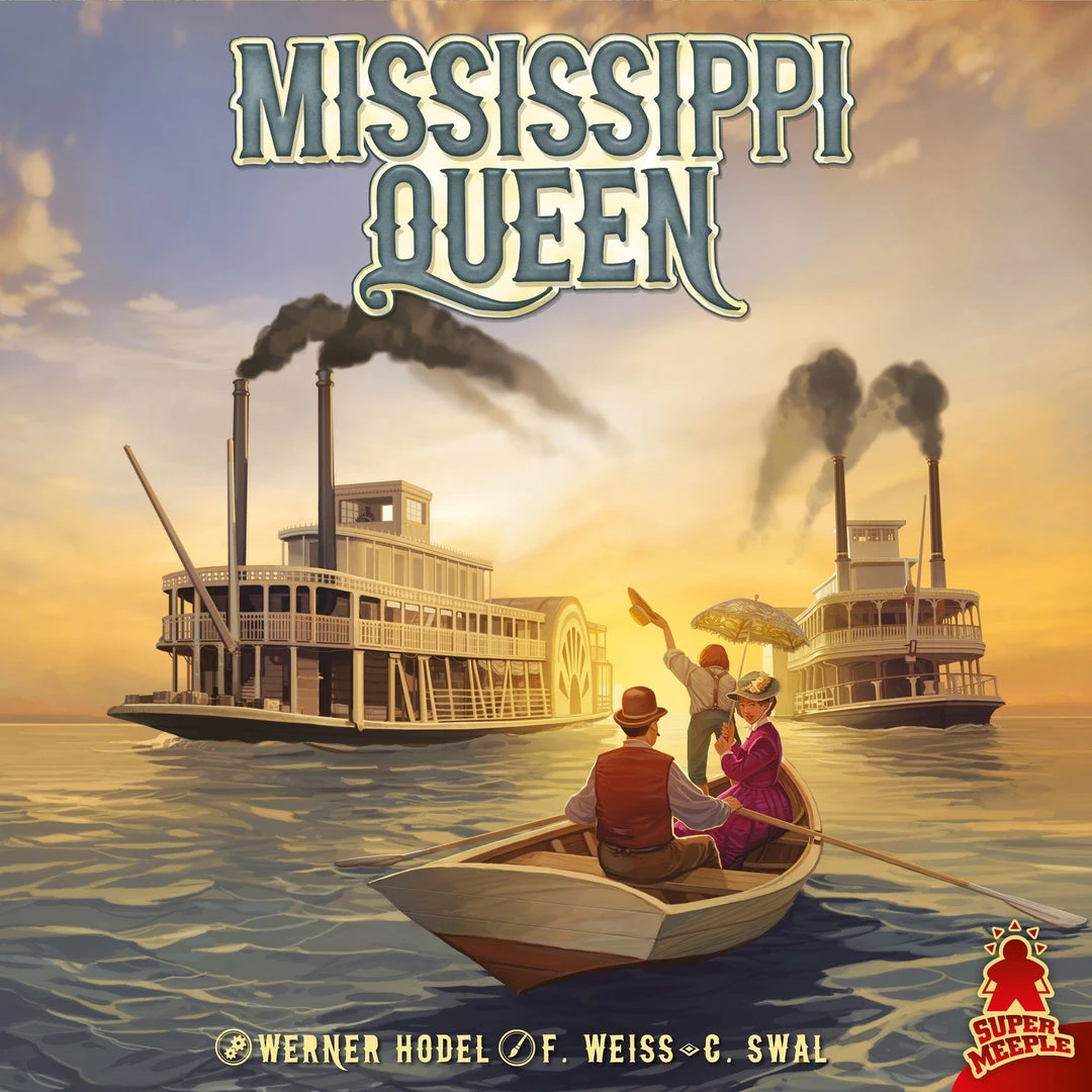 Super Meeple Board Games Mississippi Queen 1 Super Meeple Board Games Mississippi Queen