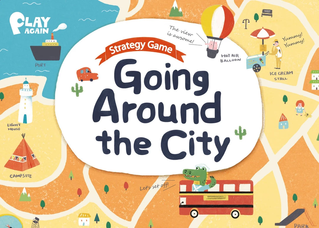 Kang Hsuan Educational Publishing Corp Board Games Going Around The City (Import) 1 Kang Hsuan Educational Publishing Corp Board Games Going Around The City (Import)