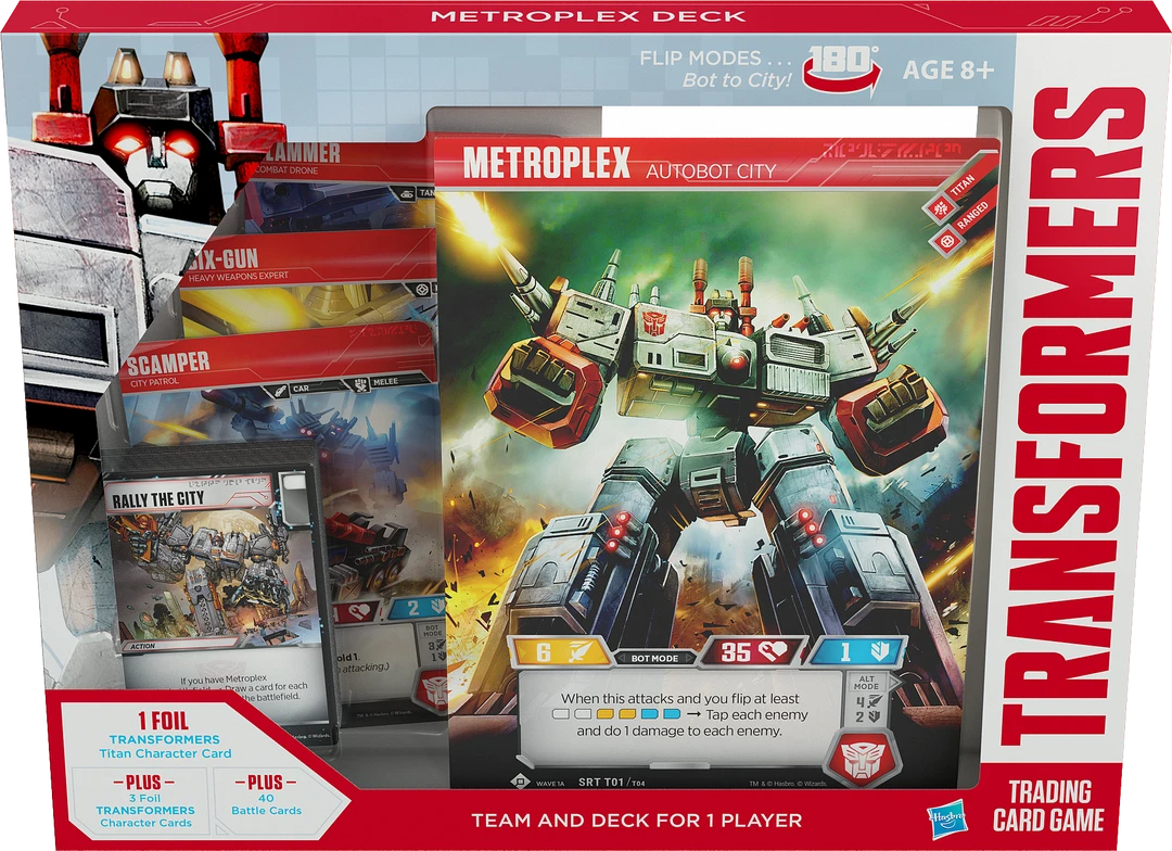 Wizards Of The Coast Transformers Trading Card Game: Metroplex Board Games 1 Wizards Of The Coast Transformers Trading Card Game: Metroplex Board Games