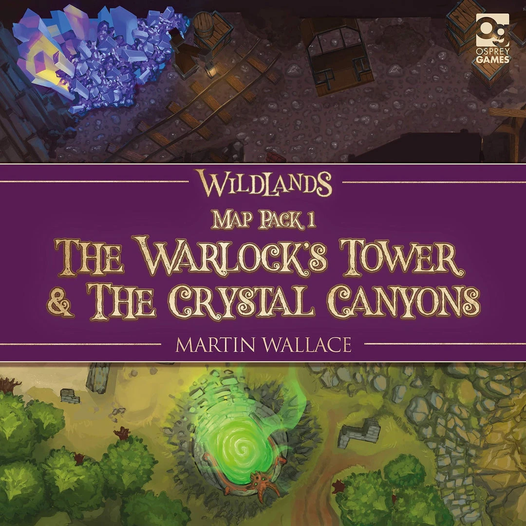Osprey Games Wildlands: Map Pack 1 – The Warlock's Tower & The Crystal Canyons Board Games 1 Osprey Games Wildlands: Map Pack 1 – The Warlock's Tower & The Crystal Canyons Board Games