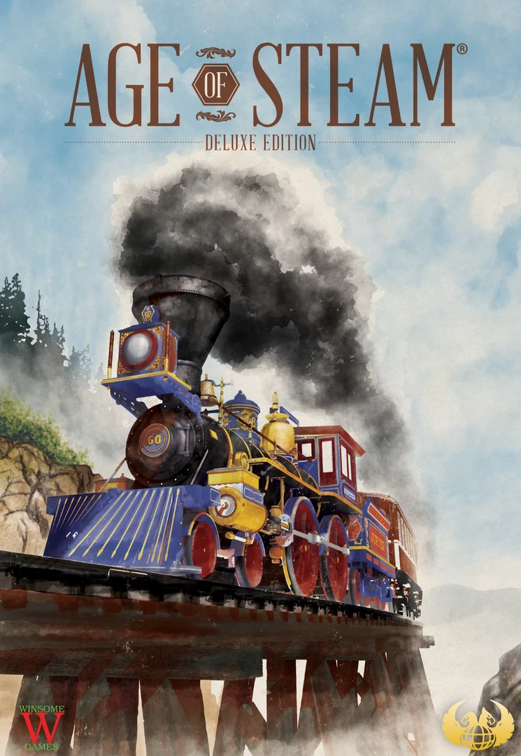 Eagle-Gryphon Games Age Of Steam (Deluxe) (Retail Edition) *PRE-ORDER* 1 Eagle-Gryphon Games Age Of Steam (Deluxe) (Retail Edition) *PRE-ORDER*