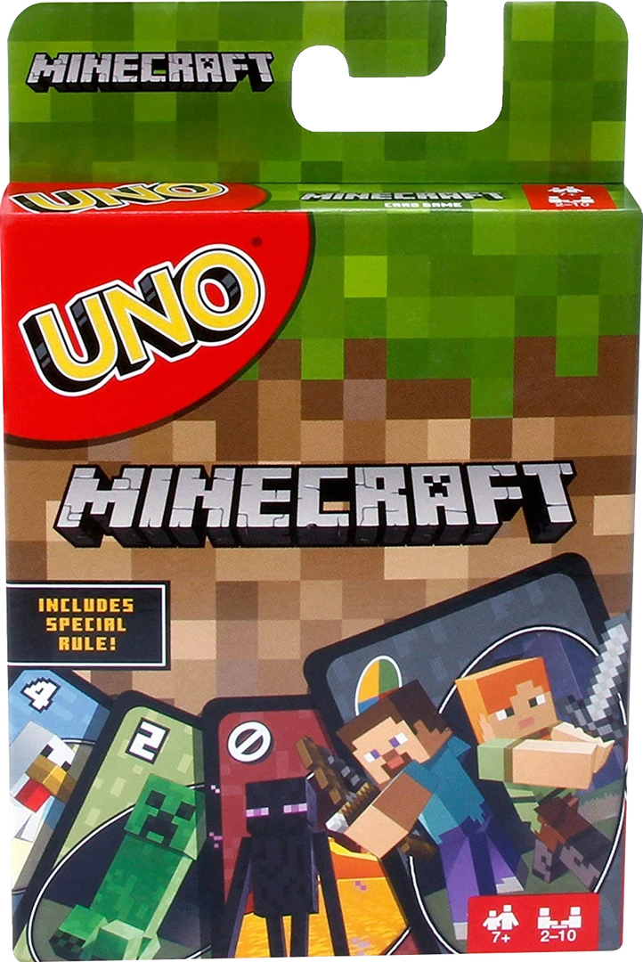 Mattel Board Games UNO Minecraft 1 Mattel Board Games UNO Minecraft
